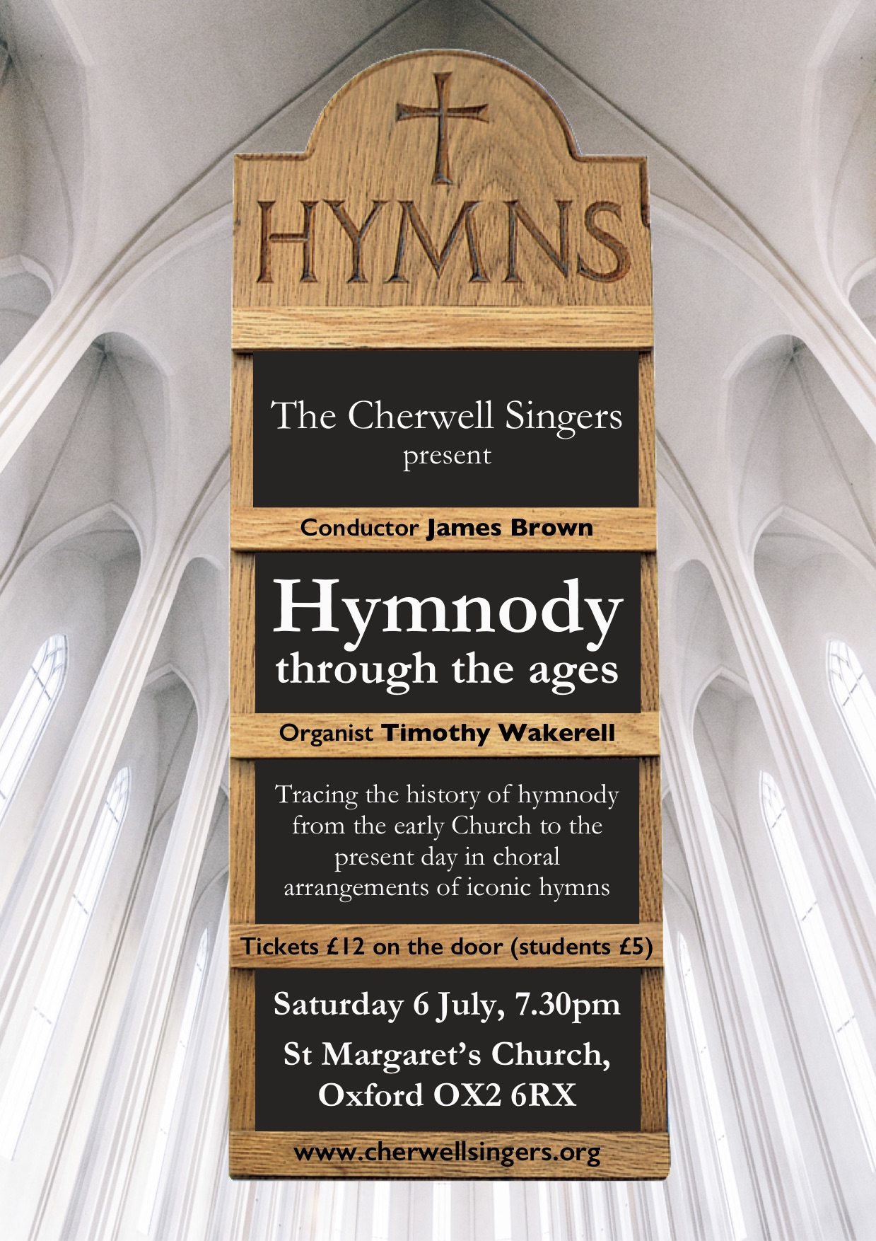 The Cherwell Singers present a concert of Hymn arrangements