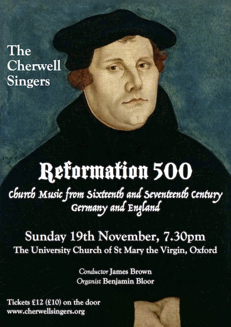 Reformation 500 - the changing face of Church Music in Germany and England